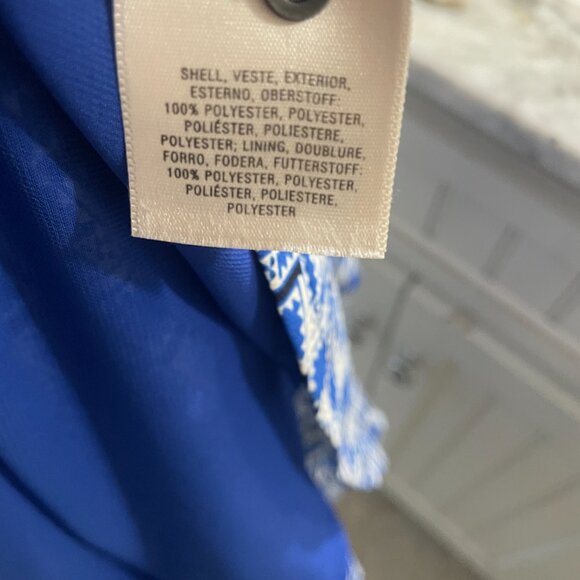 Maeve Dress size Small tie front v neck Lined, pockets - Picture 11 of 11